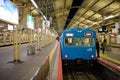 Osaka, Japan - March 27, 2015 : JR Train at Tennoji Station Osaka, Japan