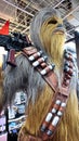 Close up of Chewbacca statue