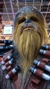 Close up of Chewbacca statue