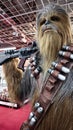 Close up of Chewbacca statue