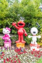 OSAKA, JAPAN - NOV 21 2016 : Elmo, Kitty and Snoopy in Halloween