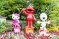 OSAKA, JAPAN - NOV 21 2016 : Elmo, Kitty and Snoopy in Halloween