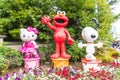 OSAKA, JAPAN - NOV 21 2016 : Elmo, Kitty and Snoopy in Halloween