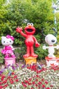 OSAKA, JAPAN - NOV 21 2016 : Elmo, Kitty and Snoopy in Halloween