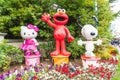 OSAKA, JAPAN - NOV 21 2016 : Elmo, Kitty and Snoopy in Halloween