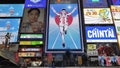 Glico Man advertising billboard and other advertisemant in Dontonbori, Osaka Royalty Free Stock Photo