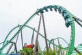 Osaka, Japan - NOV 21 2016 : Roller coaster in Universal Studios Royalty Free Stock Photo