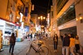 People walking in the Dotonburi, Osaka.