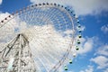 Osaka japan - november8,2018 :  Tempozan Ferris Wheel on of most popular traveling destination in  osaka japan Royalty Free Stock Photo