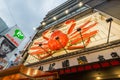 Osaka, Japan - October 5, 2016: Osaka`s Kani Doraku crab sign in Namba, Osaka, Japan