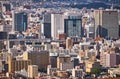 The skyline of Umeda district at the Kita downtown. Osaka. Japan Royalty Free Stock Photo