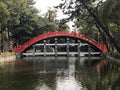 Osaka, Japan - the Taiko Drum Bridge of Sumiyoshi Taisha Grand S