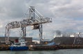 Osaka Port , Marine Cargo, Royalty Free Stock Photo