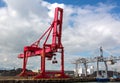 Osaka Port , Marine Cargo, Royalty Free Stock Photo