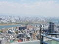 Osaka Umeda Sky Building from the top.