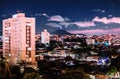 Osasco city and the JaraguÃÂ¡`s Peak Royalty Free Stock Photo
