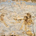 OSB plate consisting of pressed pine tree chips Royalty Free Stock Photo