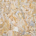 OSB plate consisting of pressed pine tree chips Royalty Free Stock Photo