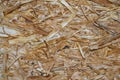 OSB plate consisting of pressed pine tree chips Royalty Free Stock Photo