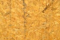 OSB plate consisting of pressed pine tree chips Royalty Free Stock Photo