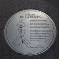 Oscar de la Renta Plaque Royalty Free Stock Photo