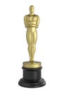 Oscar Statuette Isolated Royalty Free Stock Photo