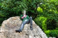 Oscar Wilde monument in Merrion Square Park, Dublin, Ireland Royalty Free Stock Photo