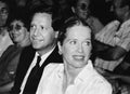 Liv Ullmann and Donald Saunders in Jerusalem, Israel in 1987