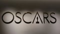 Oscars sign at the Academy Awards Royalty Free Stock Photo