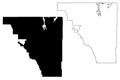 Osceola County, Florida U.S. county, United States of America, USA, U.S., US map vector illustration, scribble sketch Osceola