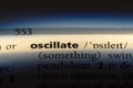 oscillate