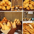 Oscypek cheese collage