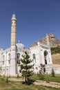 Osh, Kyrgyzstan August 20 2018: Exterior of Sulayman mosque in Osh Royalty Free Stock Photo