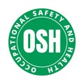 OSH occupational safety and health symbol