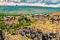 Oshakan Village with Saint Mesrop Mashtots Church in Armenia