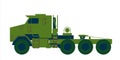 The Oshkosh M1070 is a U.S. Army tank transporter tractor unit