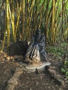 Osho statue in beautiful OSHO Teerth Park in Pune India Royalty Free Stock Photo