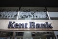 OSIJEK, CROATIA - SEPTEMBER 24, 2024: Kent bank logo on their Osijek office. Kentbank, formerly Stedionica Brod is a Croatian