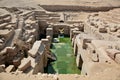 The Osirion temple at Abydos, Egypt. Royalty Free Stock Photo