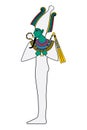 Osiris, ancient Egypt god of afterlife, dead and resurrection