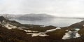 Oskjuvatn and Viti lakes in Askja craterIceland