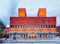 Oslo city hall, Norway Royalty Free Stock Photo