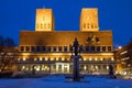 Oslo City Hall Royalty Free Stock Photo