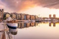 Oslo downtown city skyline cityscape in Norway Royalty Free Stock Photo