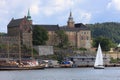 Oslo fortress in Norway Royalty Free Stock Photo