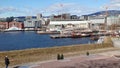 Oslo harbor bar code scene