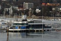 oslo harbour from cruiseship detail view norway Royalty Free Stock Photo