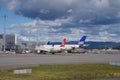 The Oslo Lufthavn Airport Gardermoen (OSL) Royalty Free Stock Photo