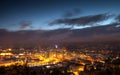 Oslo by Night Royalty Free Stock Photo