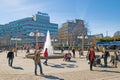Oslo. Norway. Johanne Dybwad Square Royalty Free Stock Photo